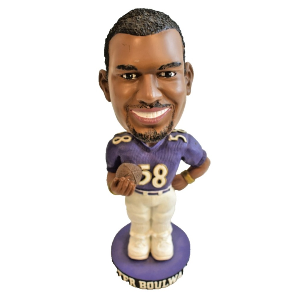 Baltimore Ravens Peter Boulware Bobblehead Linebacker Football NFL